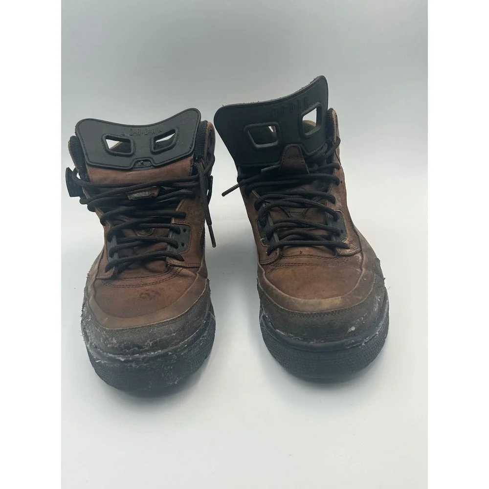Jordan Spizike Winterized Boot Dark Cinder Brown Black 375356-201 Mens High Top